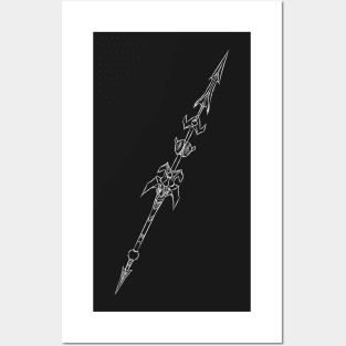 Jarvan IV Spear (White) Posters and Art